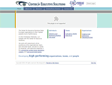 Tablet Screenshot of centerexecsolutions.org